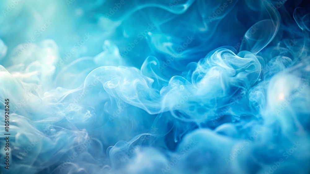 Poster light blue blurred texture with colorful gradient smoke for abstract design backgrounds