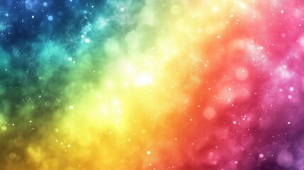 Obraz premium Colorful abstract background with bokeh effect, vibrant hues, soft focus