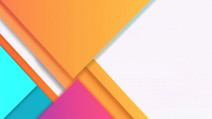 Colorful Geometric Shapes Abstract Mountain Vector Design for Social Media Covers, Ideal for Digital Marketing and Branding