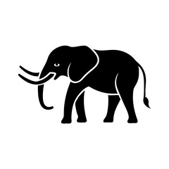 Fototapeta premium elephant vector icon