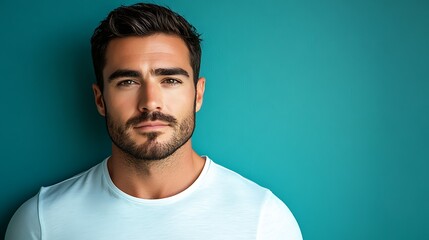 Obraz premium portrait of a manon white shirt