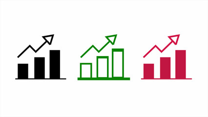 Chart, graph icon. Glyph Statistics graphs, charts, diagrams. Infographics,