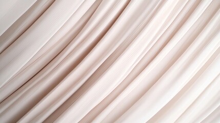 Obraz premium Soft cream drapery a flowing fabric elegance that enhances interior spaces with timeless beauty and texture