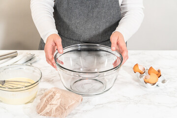 Whisking Delight - Chocolate Bundt Cake in the Making