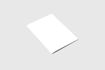 A4 Bifold Brochure Blank Background