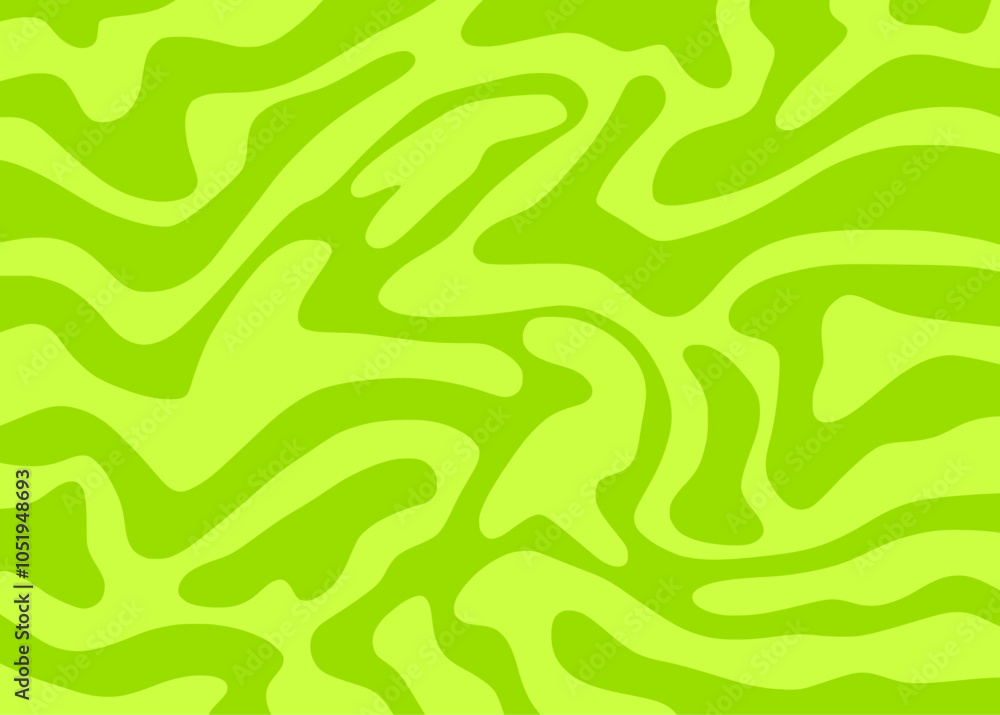 Poster abstract camouflage background with wavy lines pattern. animal skin pattern