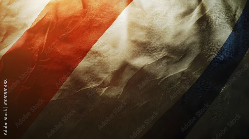 Aufkleber textured flag with soft light shadow effects creating depth and gradient backdrop