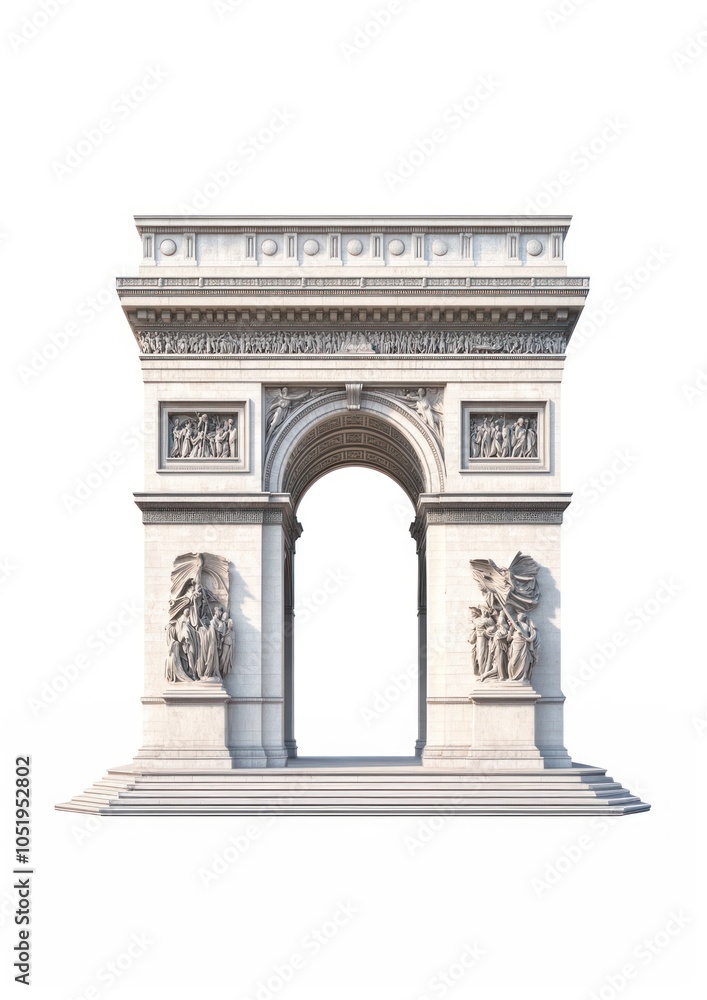 Poster an arc de triomphe architecture background triomphe.