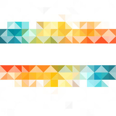 Abstract Colorful Triangle Vector Background