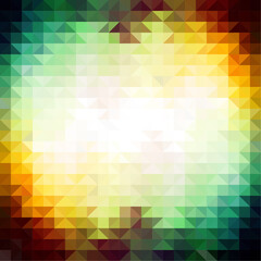 Dark Color Triangle Background Design