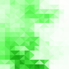 Green Abstract Triangle Background Graphics