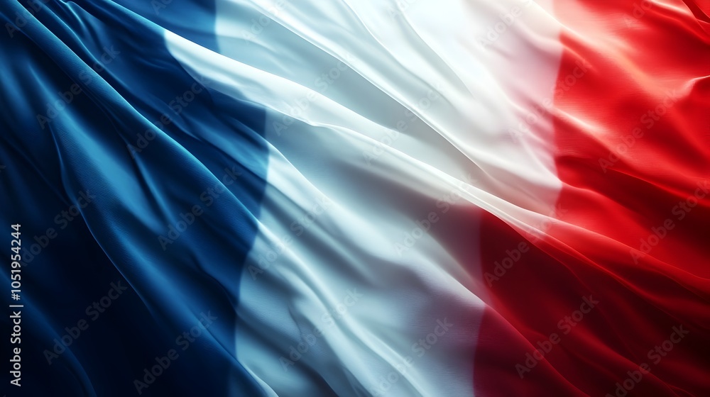 Aufkleber blurred national flag with gradient effect and smooth copy space