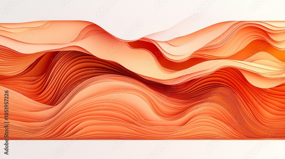 Poster Exploring the fluid dynamics of artistic waves a journey through vibrant textures and colors in abstract design