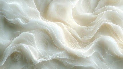 Fototapeta premium a seamless pattern featuring elegant white waves flowing across a soft background, creating a calming and rhythmic visual experience