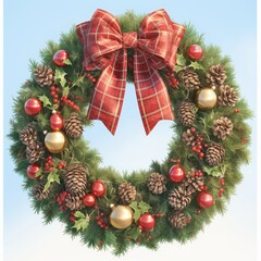Christmas decorative garlands