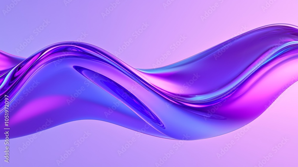 Poster exploring the fluid dynamics of colorful waves a vivid display of light and motion in abstract artis