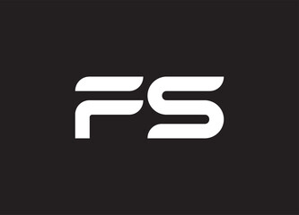 FS letter logo and initial logo design