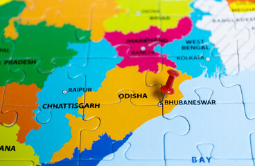 Political map of India