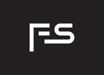 FS letter logo and initial logo design
