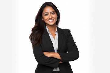 Obraz premium Business woman portrait standing adult.