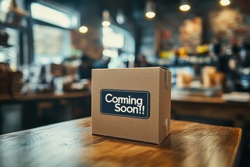 Coming Soon! Box on Table