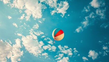 Sky-high Fun: Beach Ball Adventures - ar 7:4