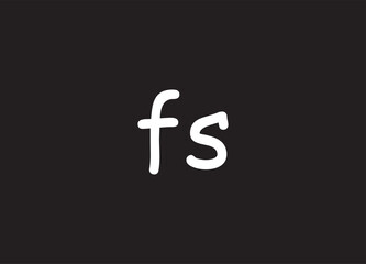 FS letter logo and initial logo design