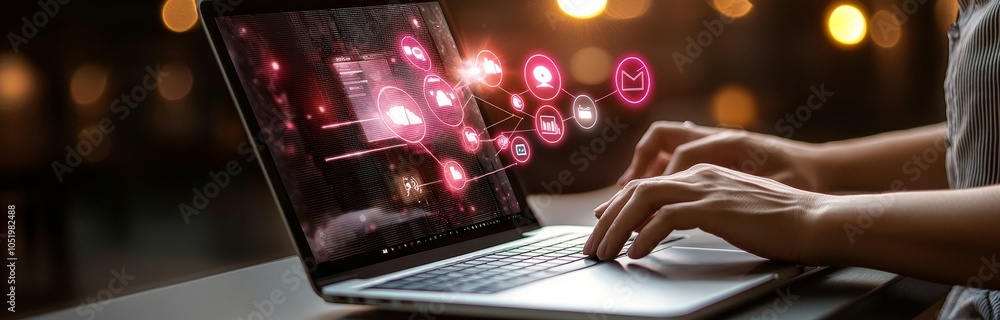Aufkleber Analysis and creation of insights about digital marketing performance through a digital channel of search engine and data science on social networks.