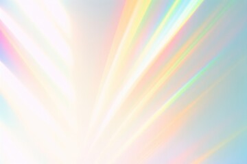 Fototapeta premium Prism rainbow light leak backgrounds sunlight refraction.