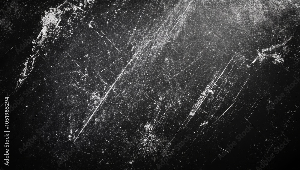 Aufkleber grunge background with dark scratched details. great for text or a picture. grain noise is visible.