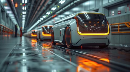 electric robots to replace humans in training vehicles shows the advancement and innovation of the automotive industry.
