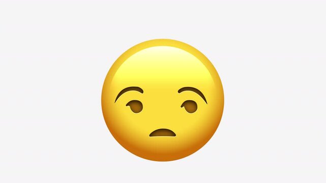 Unamused face emoji