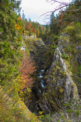 Fluss Valepp Schlucht Rotwand