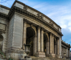 Obraz premium New York City Public Library entrance, Fifth Avenue, NYC