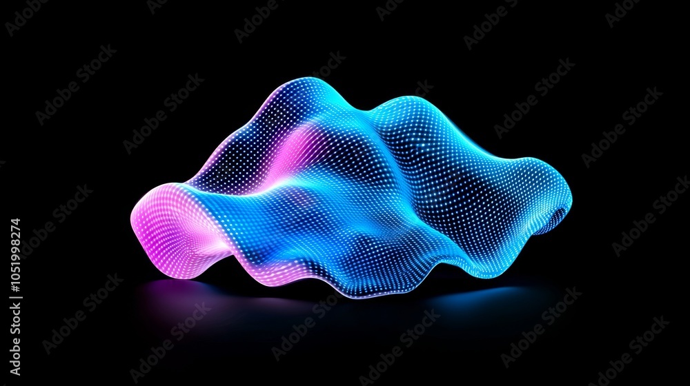Poster Data technology background. Abstract background with dots and lines connected. 3D rendering. 4K.
