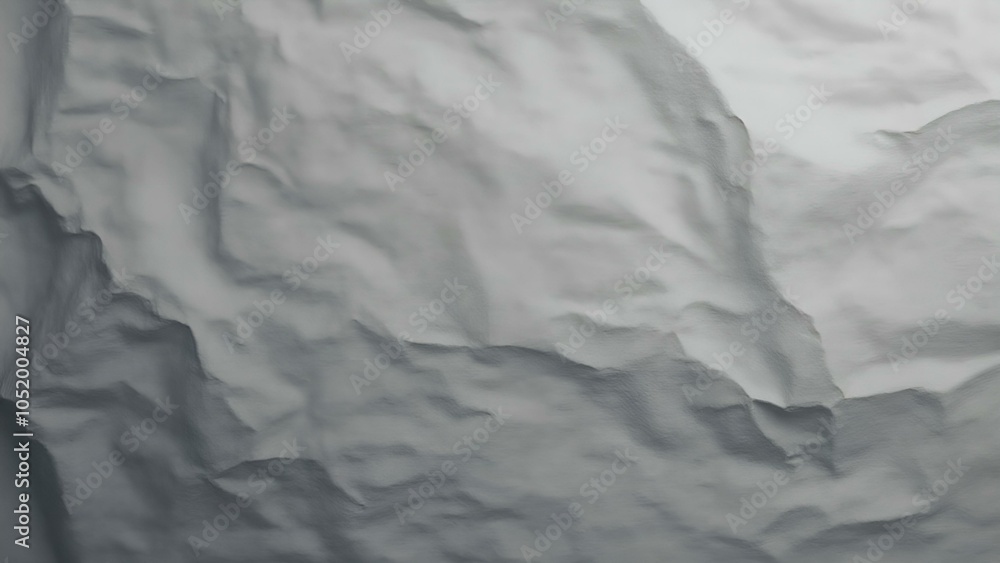 Poster textured matte grey background with abstract formations for modern design projects