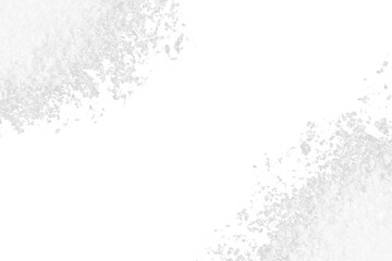 white snow christmas frame border isolated on white or transparent png