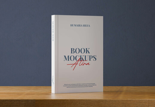Standing Book Mockup