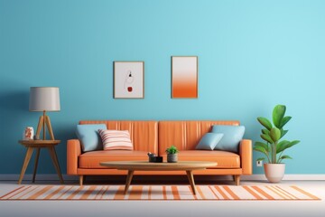 Room architecture furniture table.