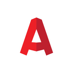 letter A logo design inspiration . letter A logo template . letter A with perspective style . perspective logo template . building architecture business logo