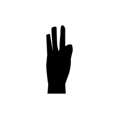 Hand silhouette isolated on transparent background SVG, Vector of human hands gesture, hand gesturing black, Black hand silhouette, vector illustration