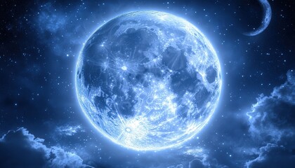 Obraz premium Full Moon Night.