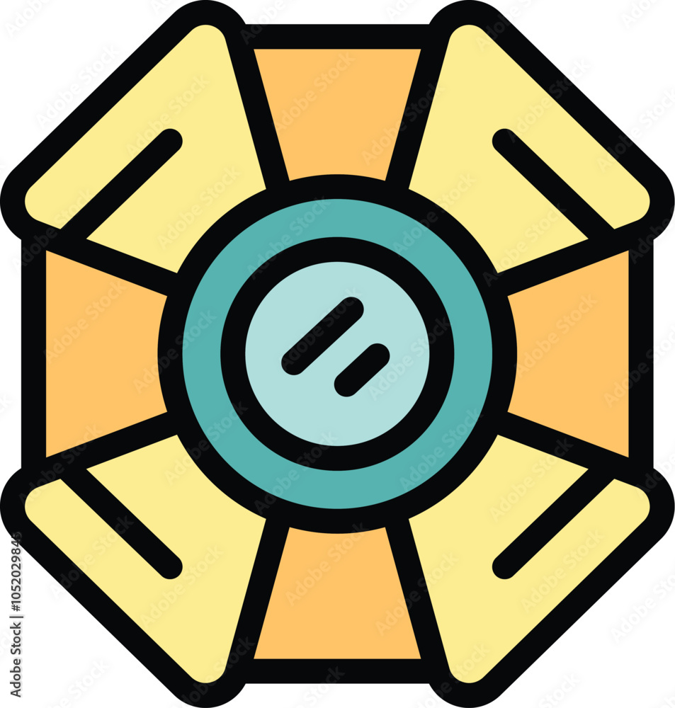 Poster this icon of a smart home control panel is perfect for websites and apps related to home automation