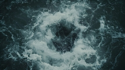 Obraz premium Ocean Water Splashing, wave, whitewash, foam, froth, sea