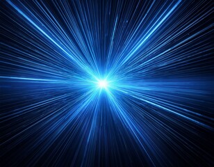 Obraz premium blue glow star light glowing effect