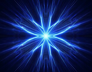 Fototapeta premium blue glow star light glowing effect