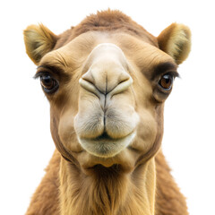 Obraz premium Camel Portrait on White Background