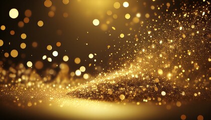 gold glitter golden sparkle confetti shiny glittering dust