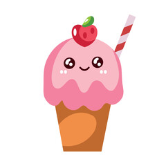 milkshake cartoon candy kawaii