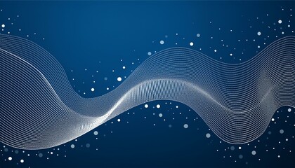  background with white abstract wave dots